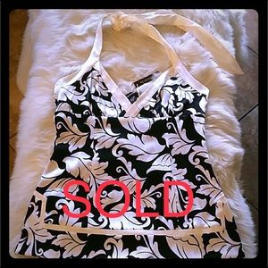 bebe reversible halter top